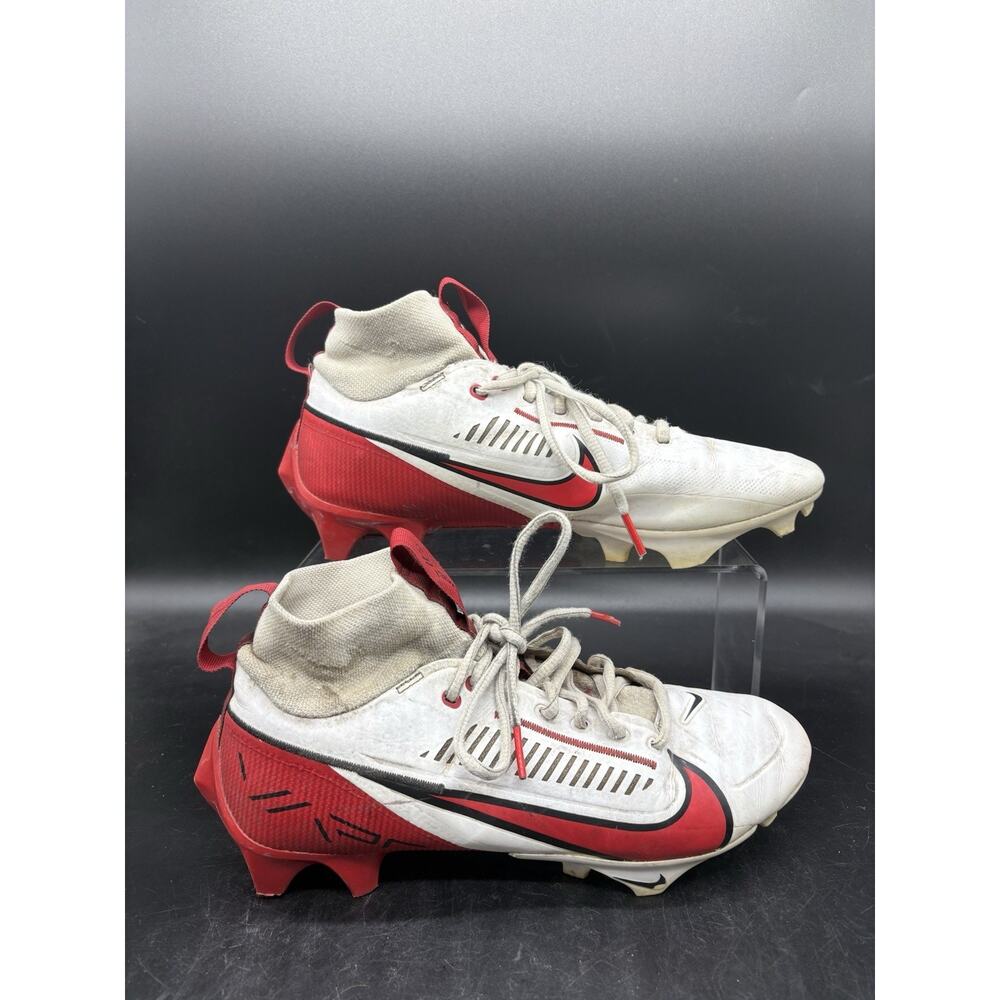 Nike Vapor Edge Pro 360 FQ4044-105 Football Cleats White Red Mens Size 7.5